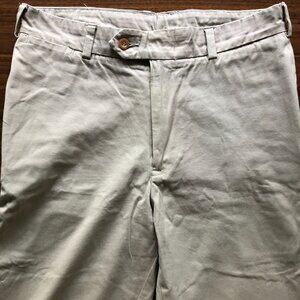 Bill's Khakis 32x33 Lightweight Summer Chinos Tab Waist Stone/Light Khaki